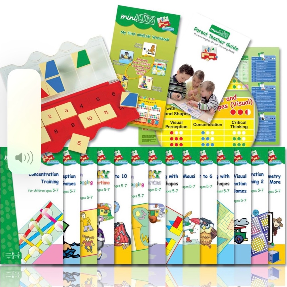 miniLUK Brain Challenger Complete Set High IQ Kids